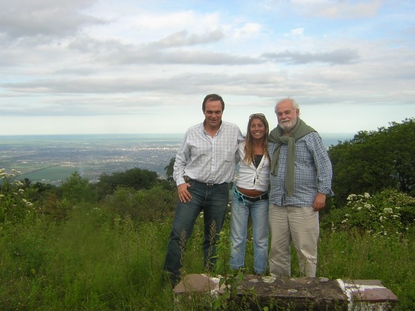 Nicky y Beatriz con Emilio A.Herrera Molina